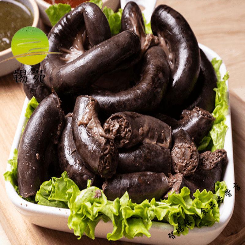 手工灌肠羊血肠内蒙古特产传统手工羊血肠牧区盘肠手工香肠羊血灌肠4