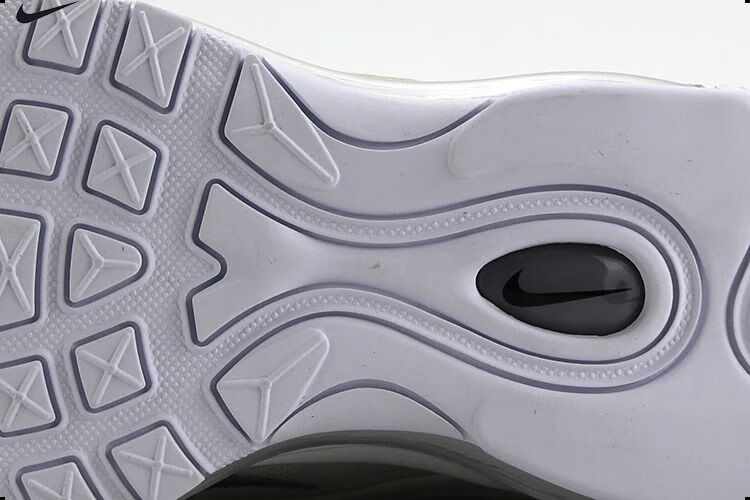 air max97 男女纯白全掌气垫休闲跑步鞋 921826-101 921826-001 黑白