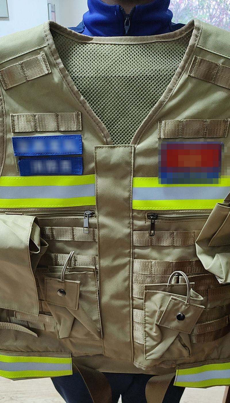 适用于甘肃消防总队通信马甲通讯背心应急救援保障工装服反光背心定做
