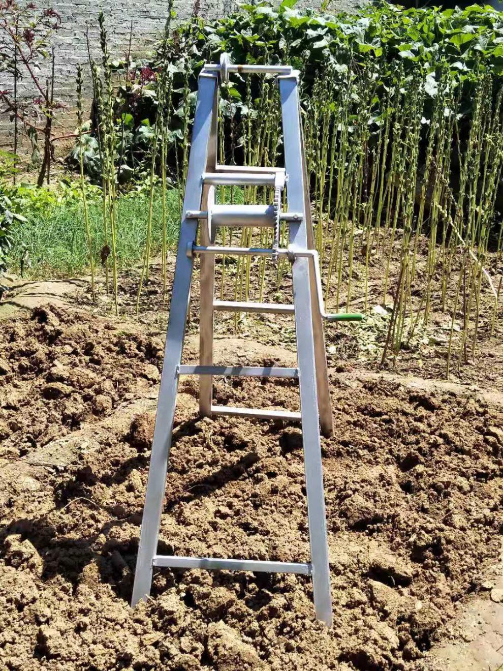 镀锌钢管潜水泵井架子深井泵井架子手摇辘轳农用灌溉水泵井架子 加大