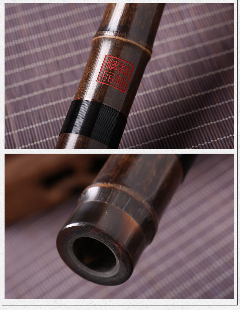 紫竹演奏紫竹短箫一节洞箫精制短萧乐器g调f调八孔六孔定制款 通口8孔