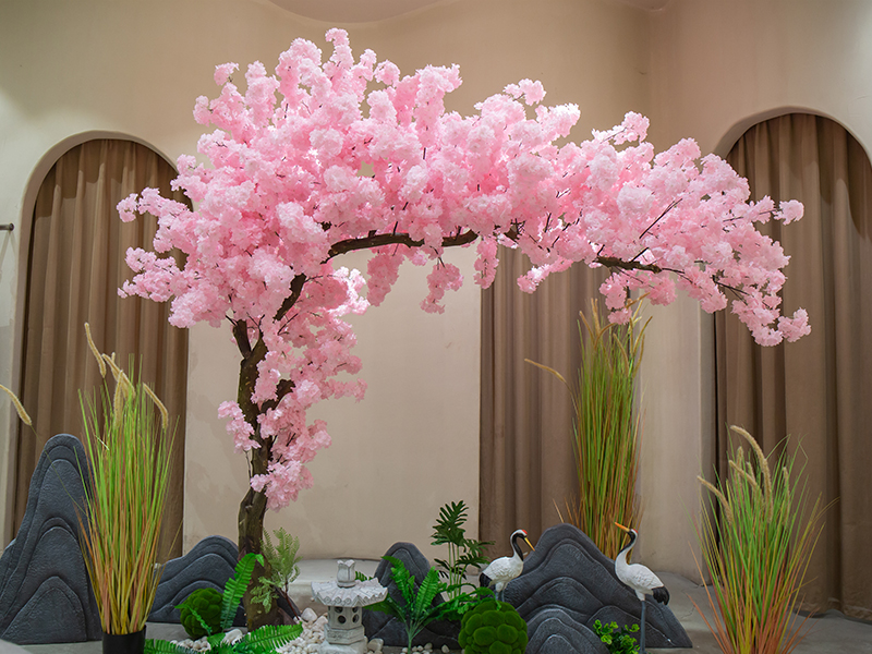 仿真树仿真樱花树网红桃花树大型假树室内外装饰许愿树商场酒店橱窗