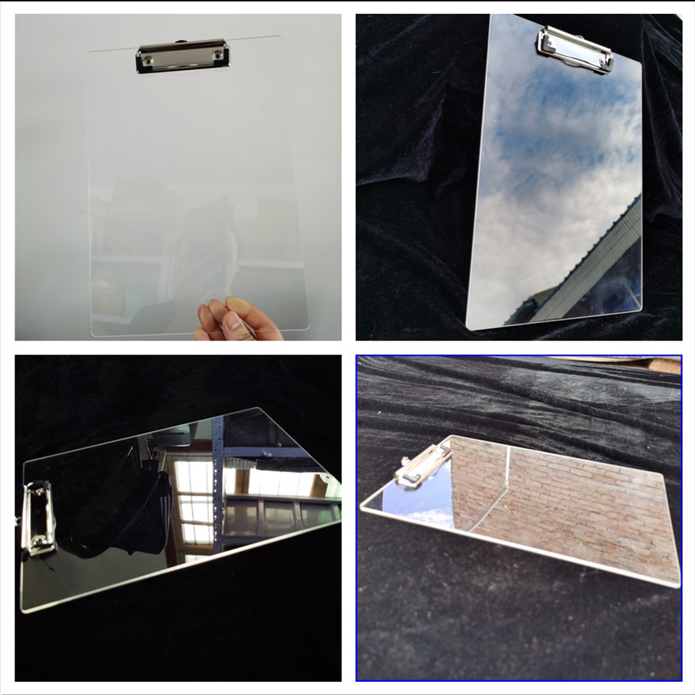 亚克力材质夹板文件夹素描板垫板可定制 01 a3亚克力夹板银色夹【图片