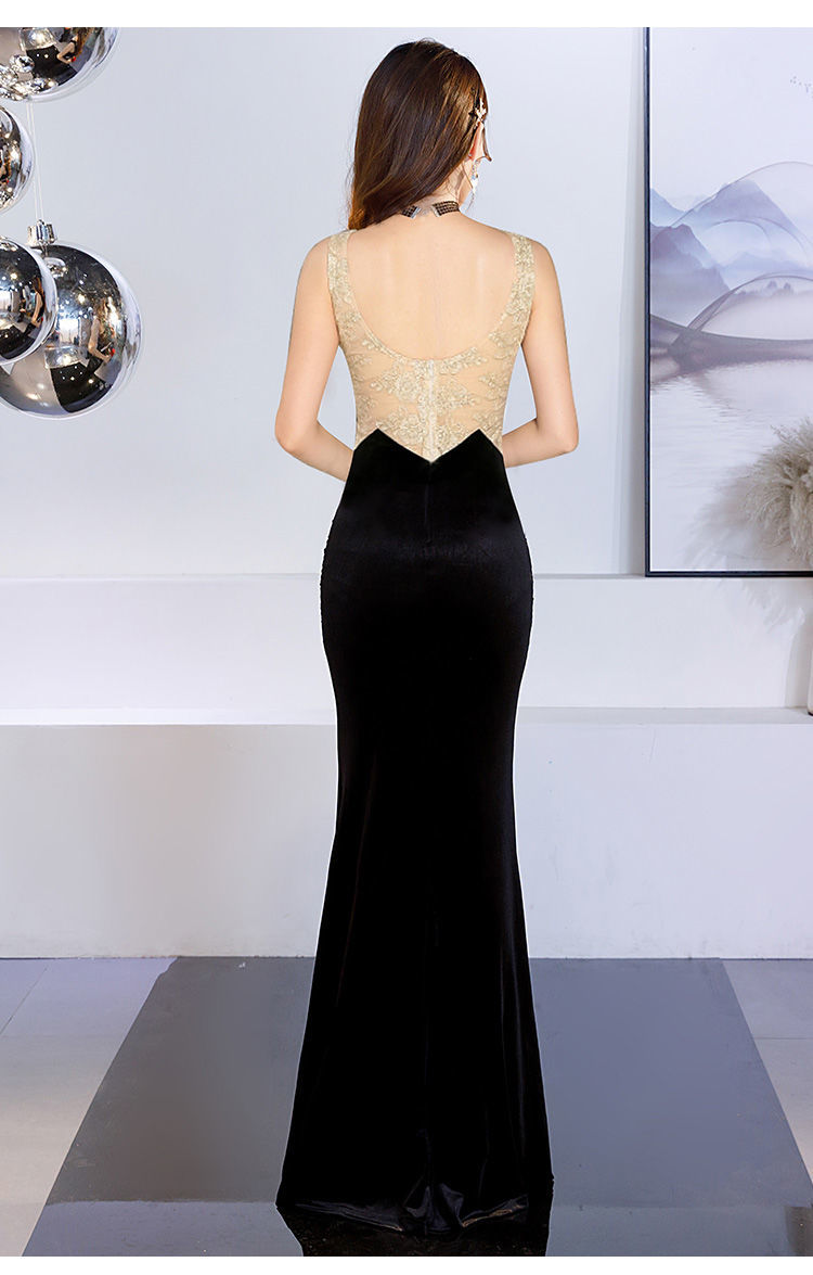 曼迪尚(mandishang)性感夜场礼服女装夜店工作服显瘦收腰透视蕾丝花朵