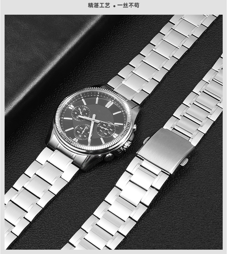 【官方旗舰】适用于卡西欧剑鱼表带原装钢带手男1374mtp1375/vd01mdv