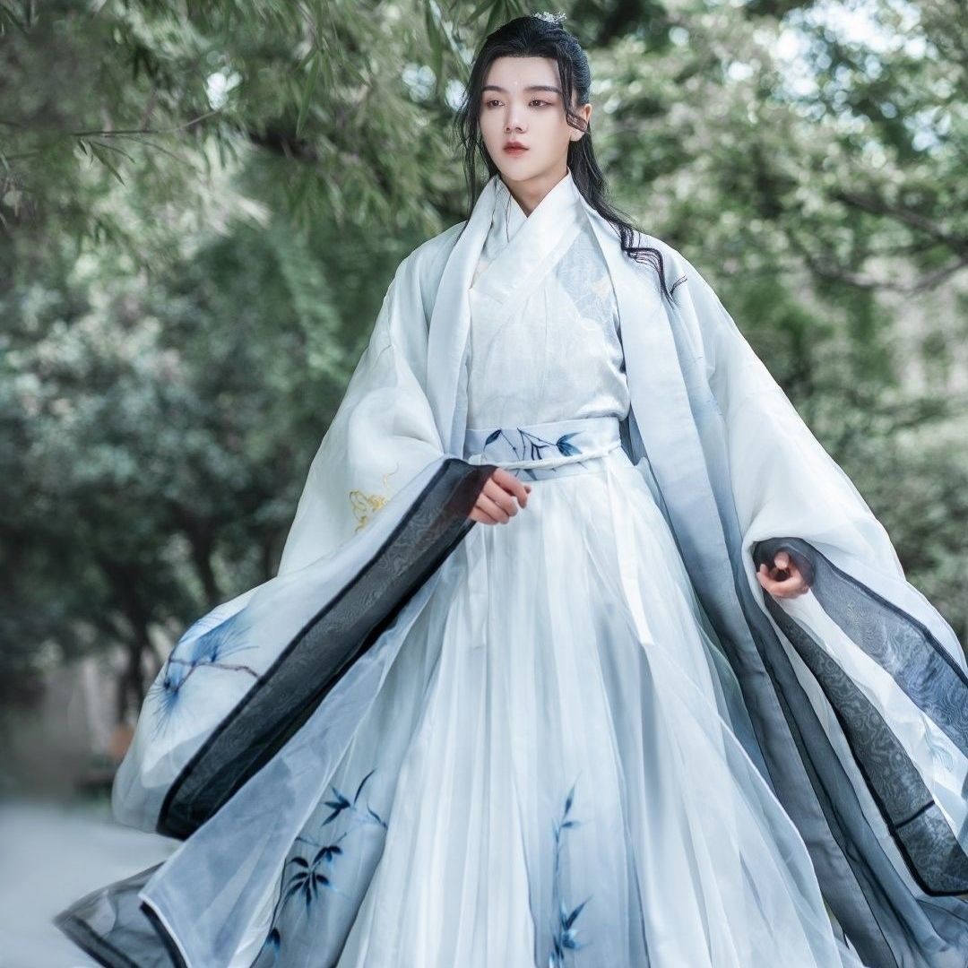 清朝官服蟒袍古装男龙袍汉服汉服男款秋冬季新款古装九