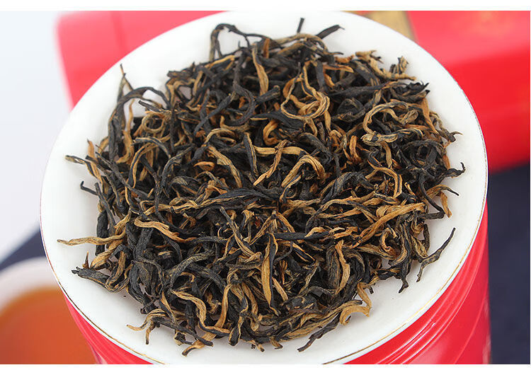 广东茗茶英德红茶英红九号红茶清远特产茶叶糯香型125克礼盒罐装 125