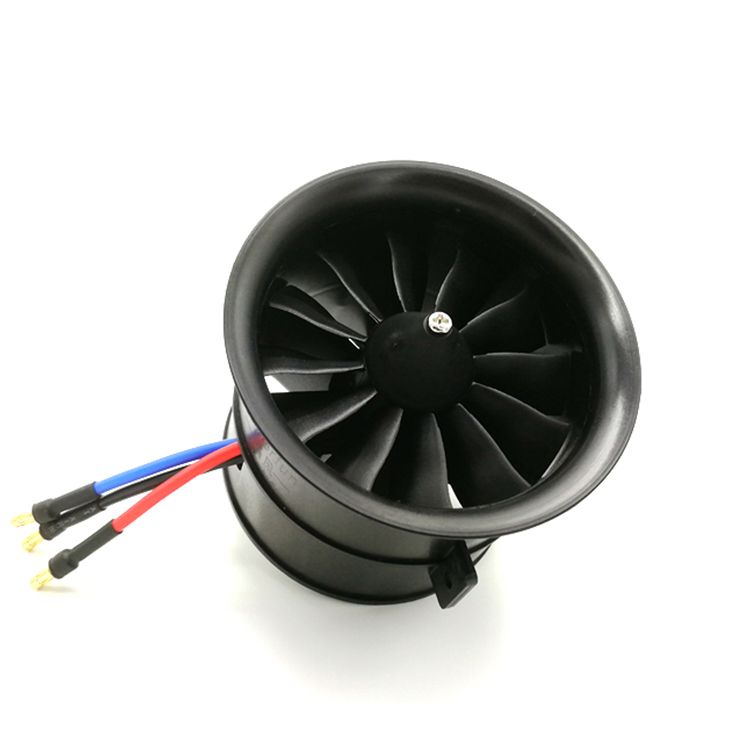 航模涵道发动机涵道风扇70mm12叶固定翼航模电动飞机大推力发动机套餐