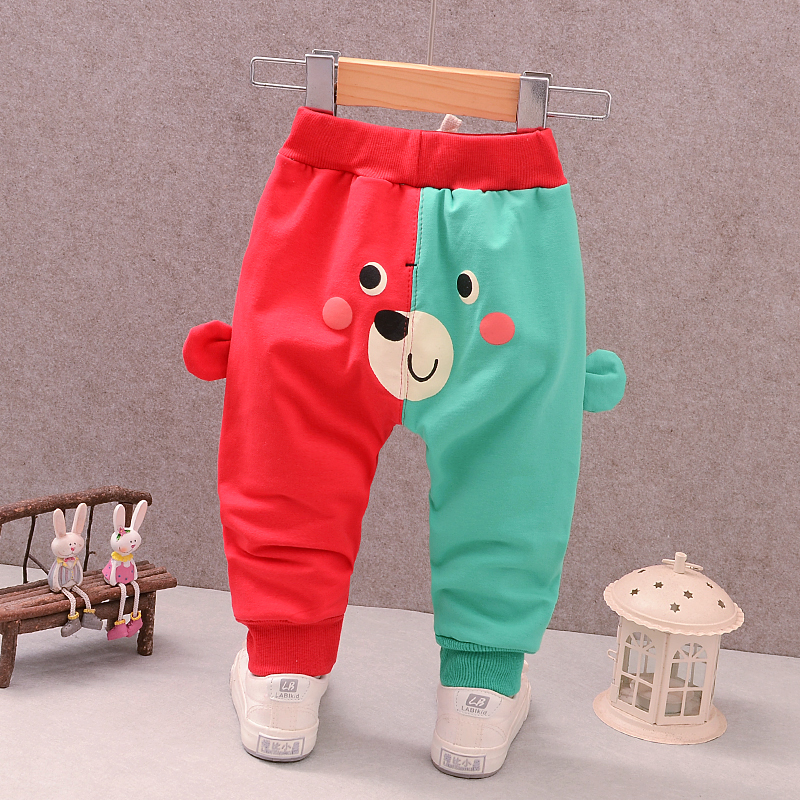 迪士尼(disney)儿童裤子婴儿纯棉鸳鸯裤宝宝春秋季长裤男女童周岁百天