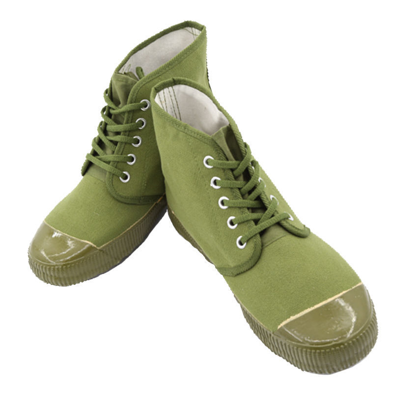 3527搏峰解放鞋男女户外胶鞋农田鞋耐磨作训鞋劳保民工工作鞋黑色945