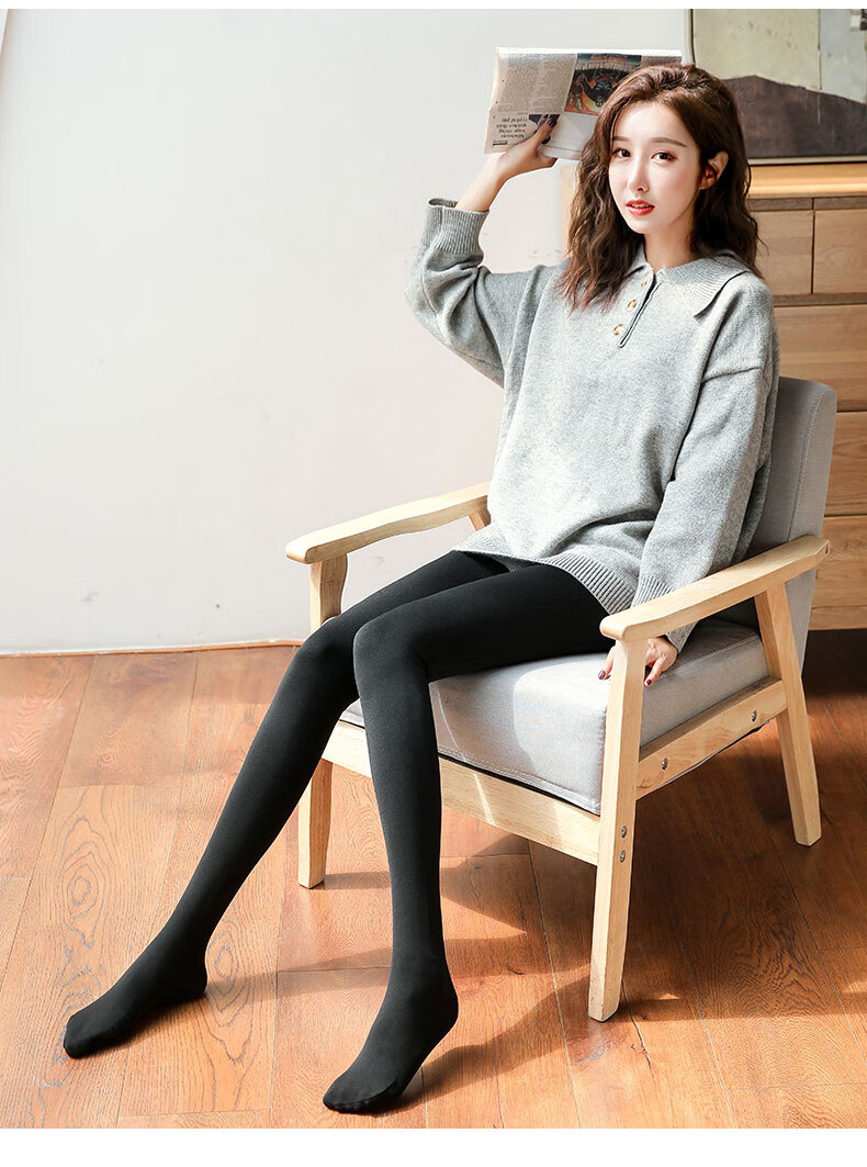 加绒修身款裤200斤光腿神器女秋冬季加厚丝袜外穿打底裤大码胖mm裤袜