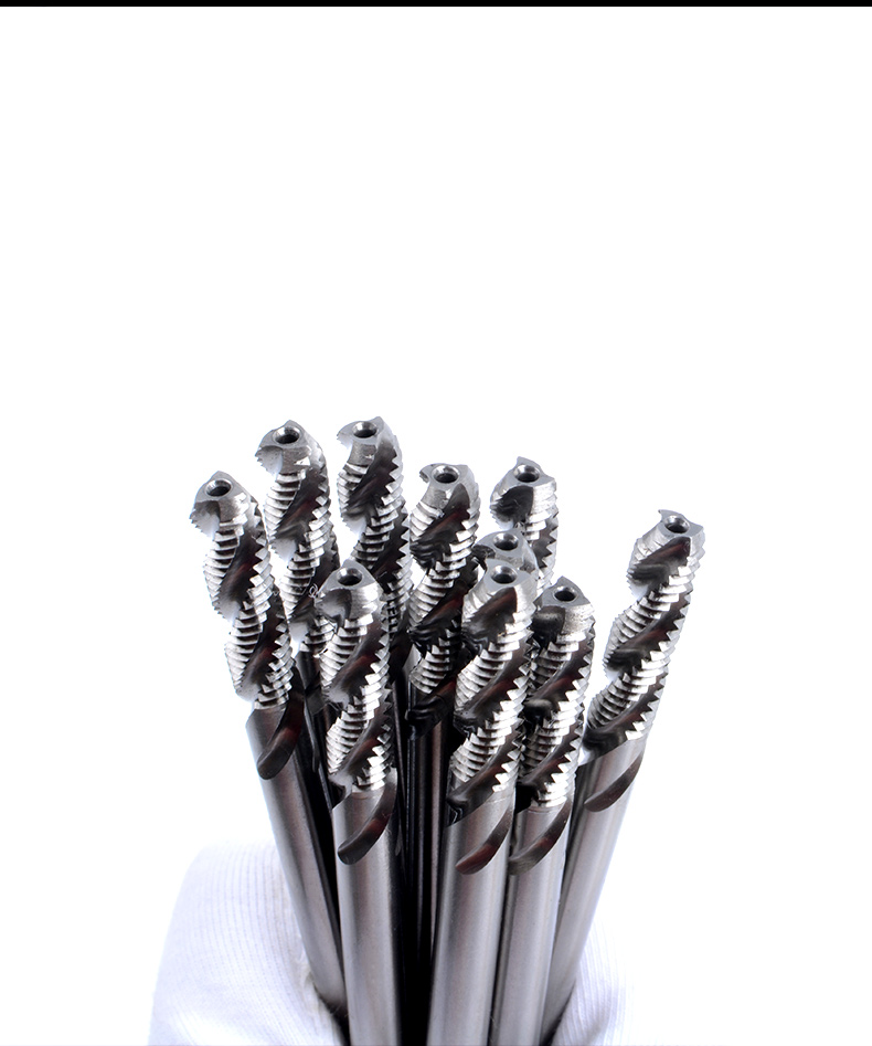 100mm加长丝锥攻丝钻头机用丝锥攻牙丝攻m5m6m功丝管牙攻牙器 m6*100