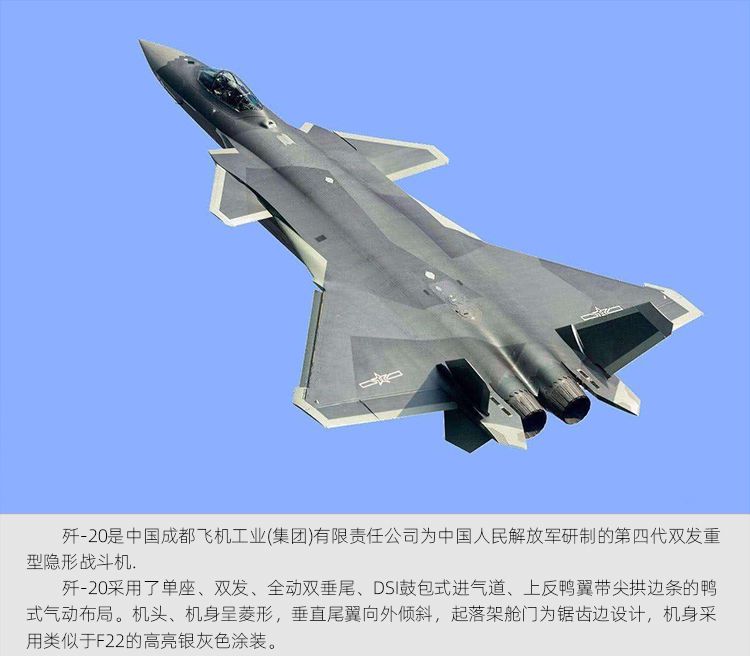 中航工業殲20合金模型1120j20隱形戰鬥機仿真合金飛機軍事航模擺件