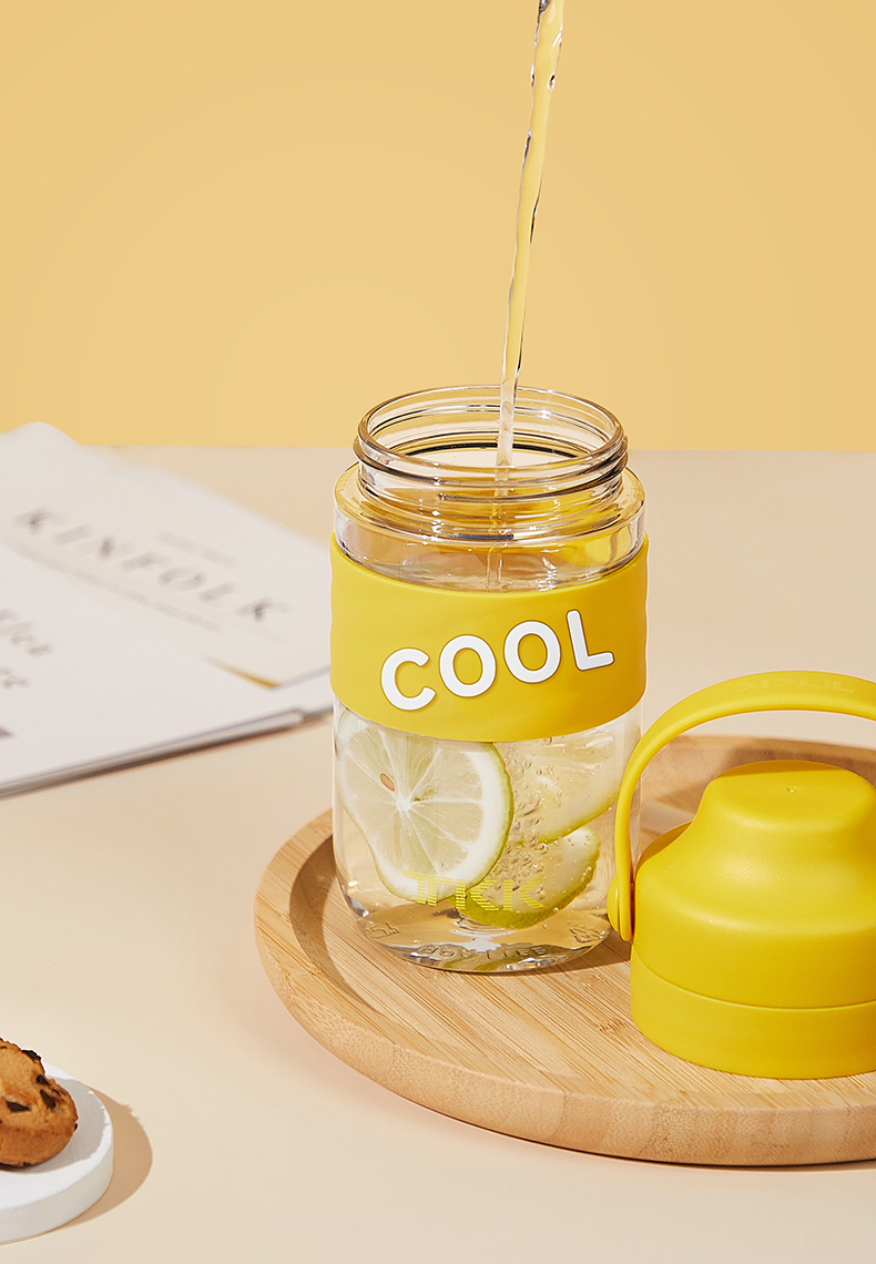 同款吸管杯大人女生高颜值大容量耐高温塑料网红可爱tritan水杯格瓦纳