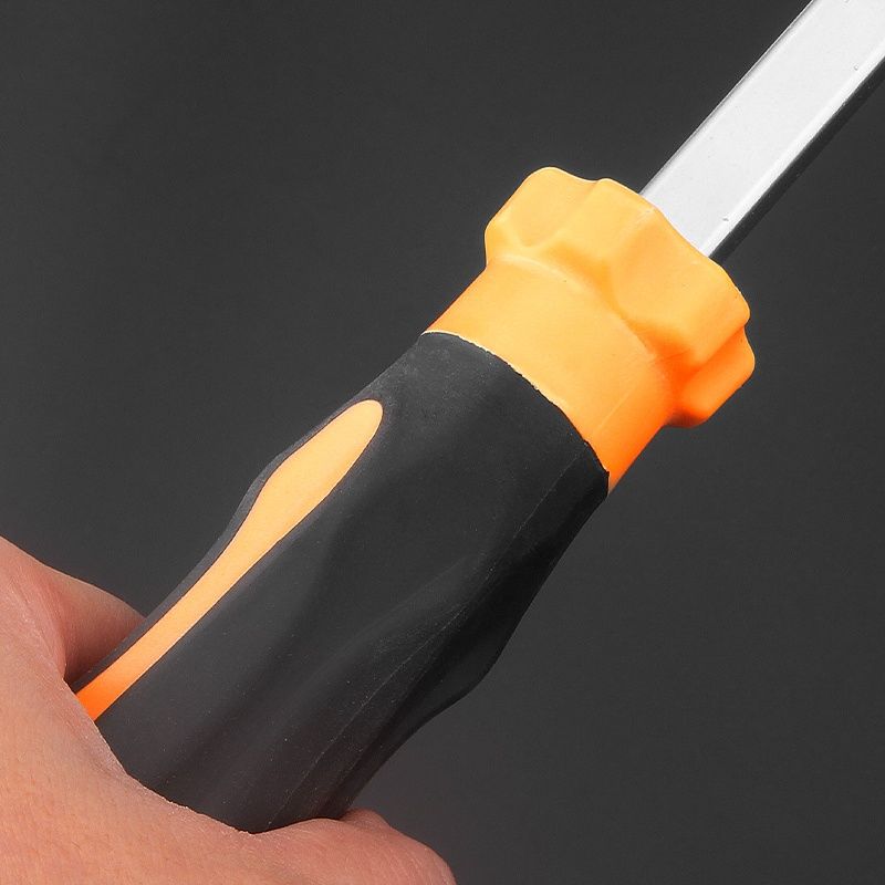 定制特大号螺丝刀长杆超大罗丝一字加长可敲击起子改锥一米长撬棍防身