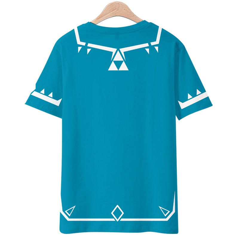 塞尔达传说荒野之息zda游戏周边t恤林克英杰cos动漫二次衣服4款s