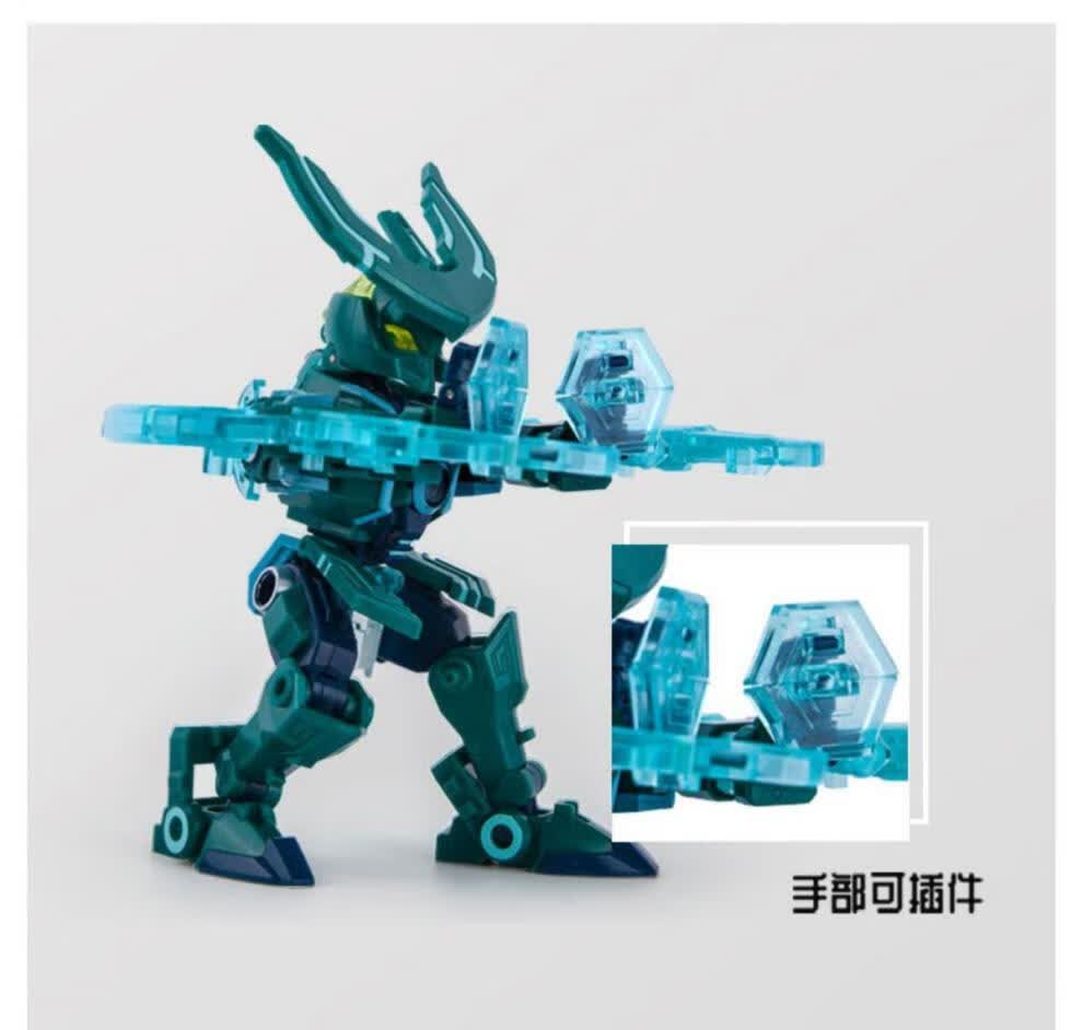 bgtqz52toys匣王者荣耀墨子mb03变形机器人模型玩具机甲52toys鲁班七