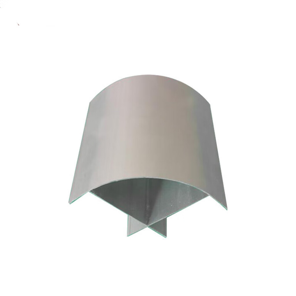 净化铝型材50外圆柱转角净化车间配件外圆弧燕尾铝材阳角环保厕所 50