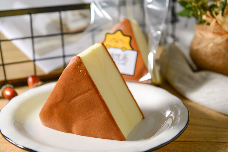 满格优品三角蛋糕网红早餐食品休闲小吃一箱零食 单品90gx24包【图片