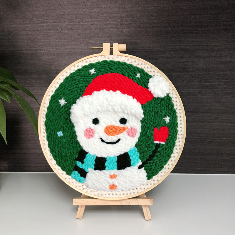 俄罗斯戳戳绣小学生手工材料包套装戳戳乐刺绣毛线画抖音礼物散尾葵买