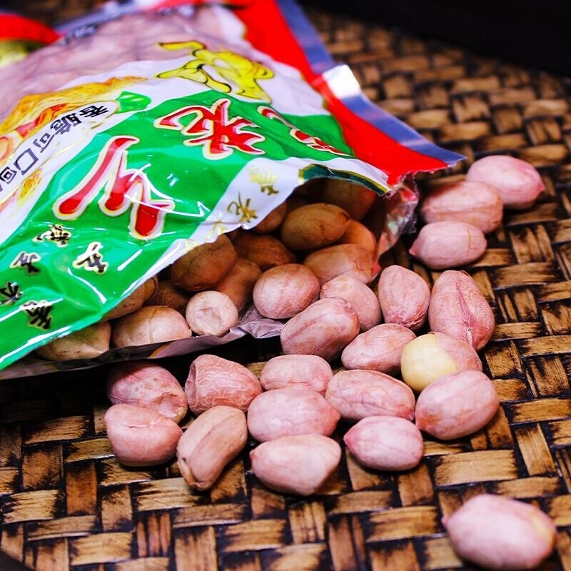 李老三五香花生米安徽芜湖特产开袋即食脆皮花生下酒菜休闲小食60gx10