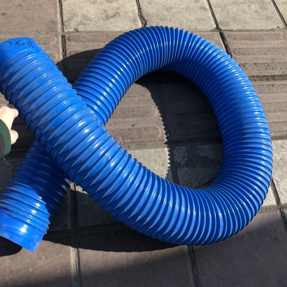 塑料波纹管 pvc蓝色通风管橡胶软管pvc木工吸尘管 软管复合伸缩管