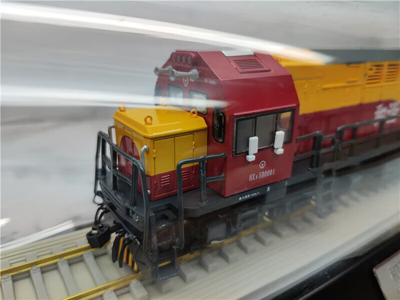 和谐号韶山dfhxd3d电力内燃机车模型合金玩具工程车仿真火车礼物 1/87