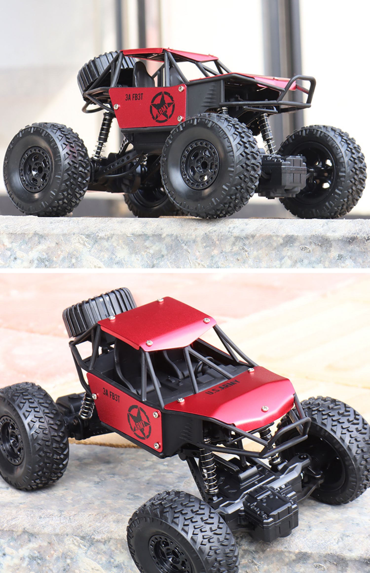 超大越野车合金遥控汽车充电动高速四驱攀爬车儿童男孩遥控车玩具21