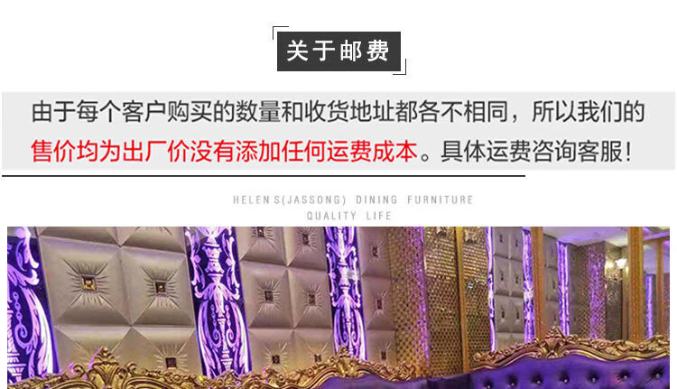 卡汐沐 定制KTV酒吧包厢欧式沙发茶几家庭影院歌厅UL型转角沙发组合 A欧式沙发/米