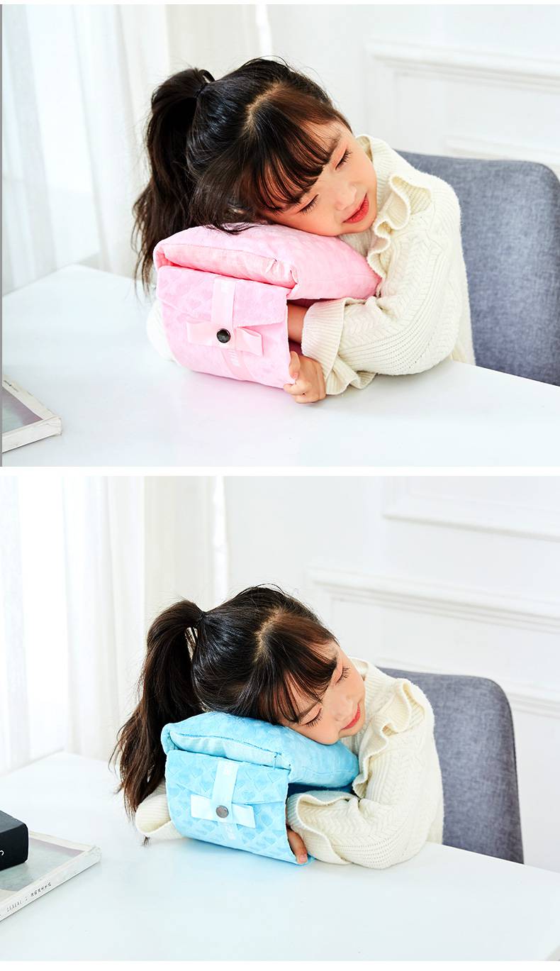 夏季小学生午睡枕头6~12岁小学生午睡枕桌上趴睡枕午睡神器儿童趴趴枕