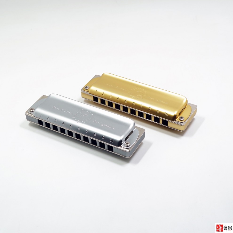 蓝口琴网10周年十孔布鲁斯蓝口琴 十周年 c银色款 3个月1vip会员