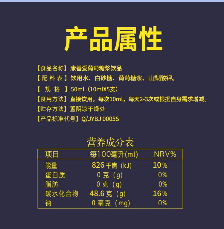 13，葡萄糖漿口服液低血糖暈車運動補充能量補充躰力葡萄糖 5盒25支 5盒25支