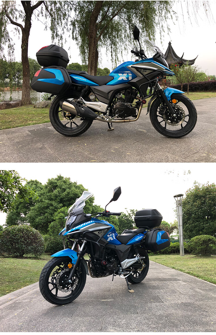 东方领驭摩旅拉力车df150-5s街车国四电喷单缸摩托车可上牌 黄色