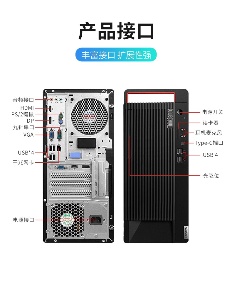 联想m920t机箱拆解教程图片