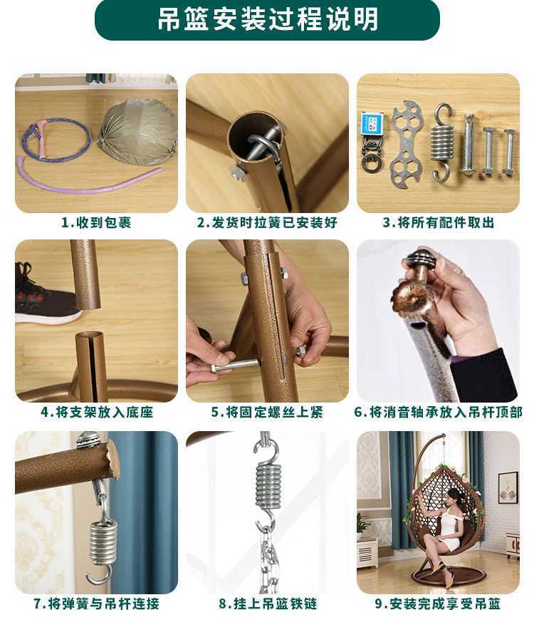 吊篮椅子室内秋千摇椅双人吊篮秋千吊椅懒人沙发鸟巢阳台室内懒人吊床