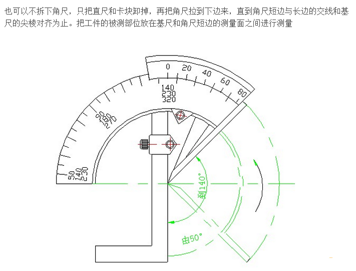 量角器量角器角度尺角度尺分度规量角器测角尺万能角度尺320度