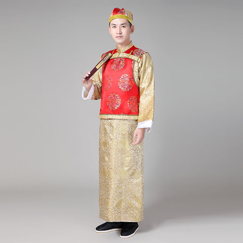 歌鹏清朝古装男阿哥服装官服太子贝勒爷地主王爷演出服戏剧影视表演服