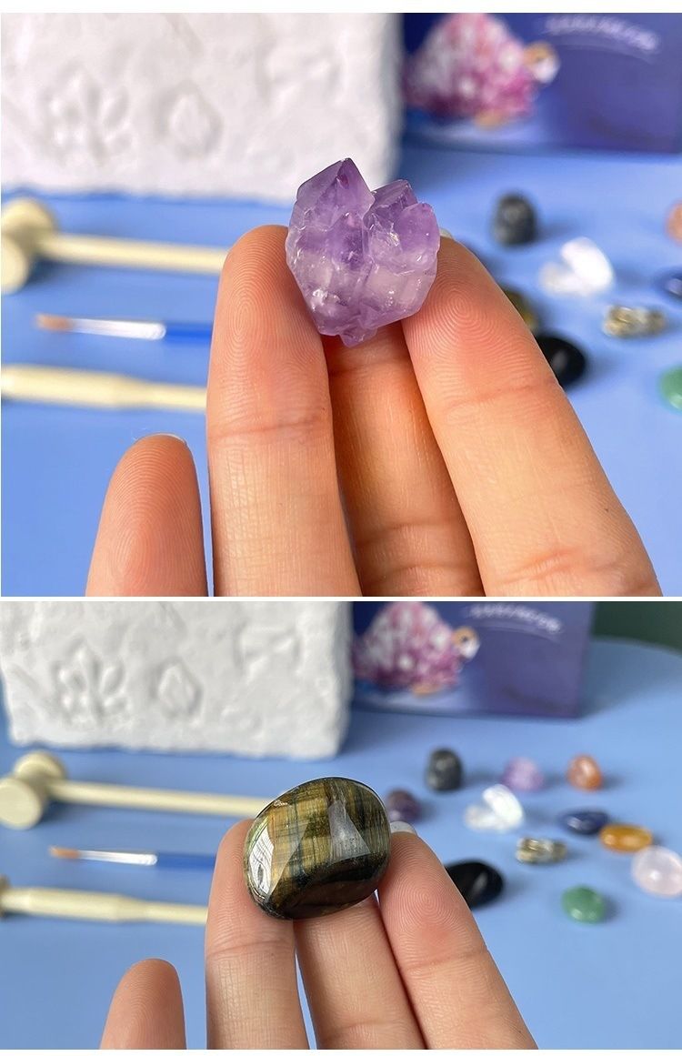 麦鸿狄匹诺考古魔法宝石盲盒考古挖掘玩具矿石考古宝石挖掘考古盲盒