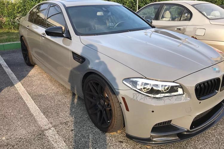 适用于f10/f18宝马5系改装m5包围专用碳纤维前唇前铲侧裙后唇尾翼 m5