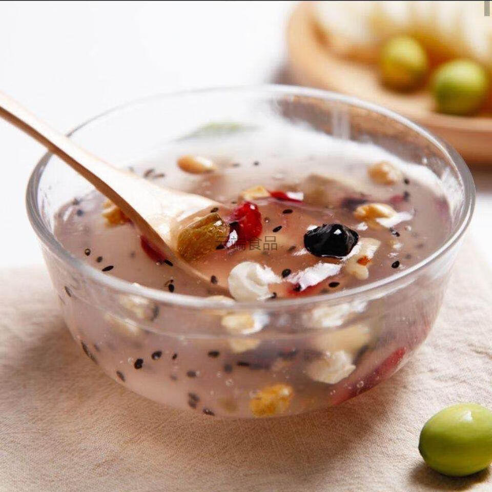 藕粉饱腹代餐金色阳光 早餐营冲饮速食代餐藕粉 3罐( 玻璃杯勺)【图片