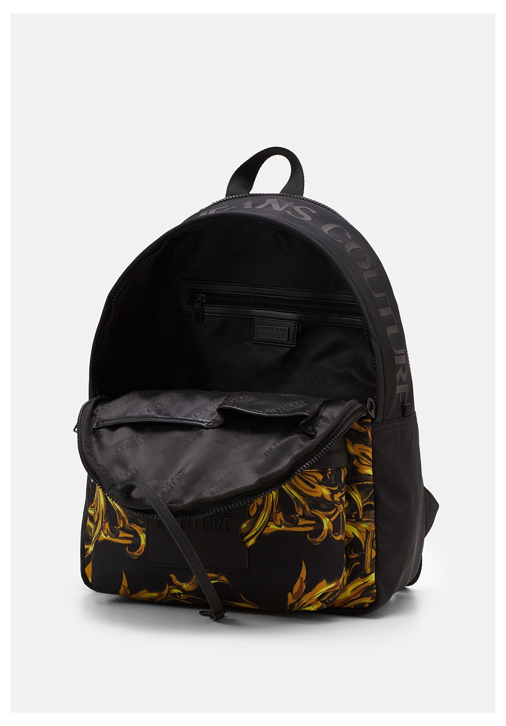 versacejeanscouture范思哲2022新款男士巴洛克印花双肩包黑色