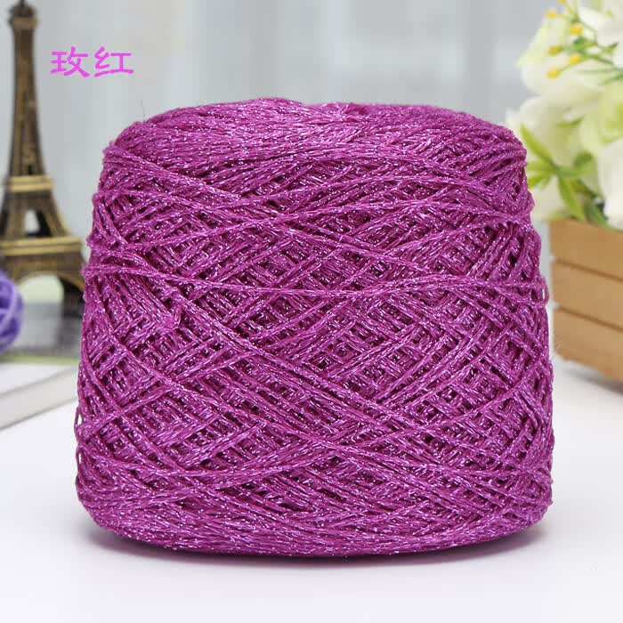 金线 银线钩包线特色时装线手工diy编织毛线搭配编织毛线细线定制