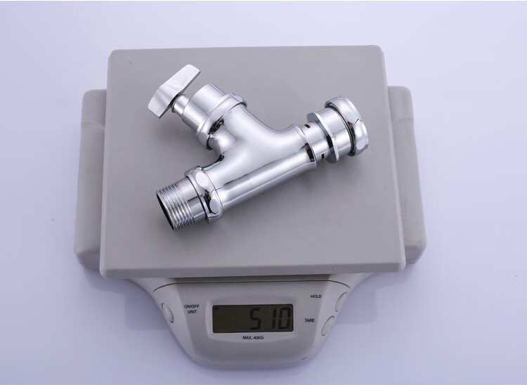 蹲便器冲水阀老式旋钮式手扭角式厕所冲洗阀大便手拧式延时阀全铜 小
