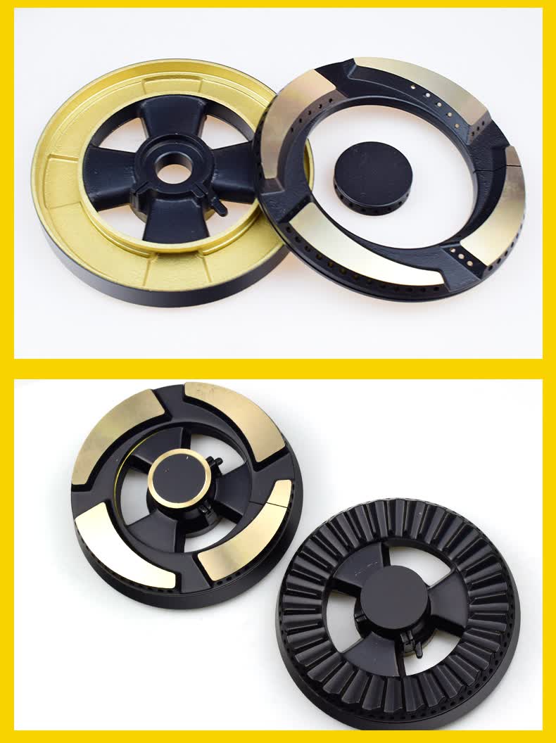 通用集成灶燃气灶配件火盖好太太分火器125灶头火芯炉头分气盘4016旋