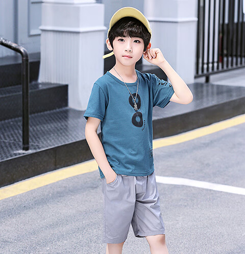 明男童夏装套装小孩帅气两件套2020新款儿童装男孩短袖夏天衣服洋气