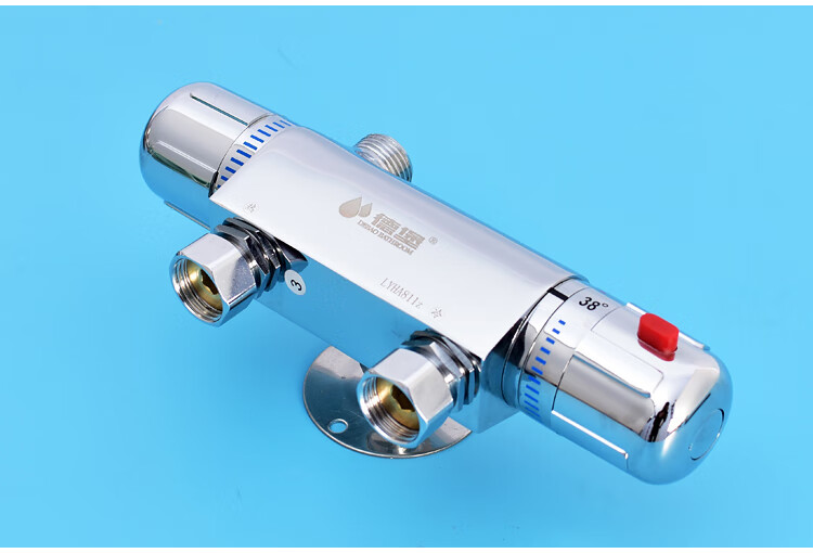 恒温阀太阳能水温调节器热水器恒温混水阀冷热水龙头开关明装淋浴