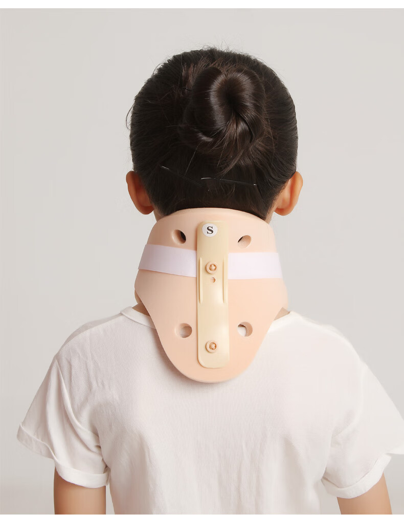 医用固定宝宝斜颈器小孩婴儿歪脖子纠正偏头儿童颈托srk 5d泡棉款 s