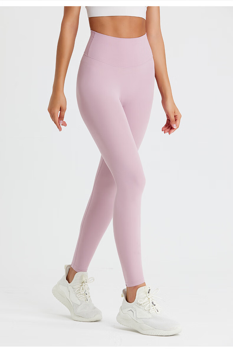 a同款欧美瑜伽裤女原裸感无尴尬线健身裤高腰蜜桃臀瑜伽服女 黑色 xl