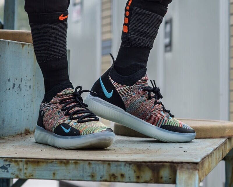 杜兰特13代篮球鞋kd13黑白主场11代酷灰男女气垫战靴杜13美国队36