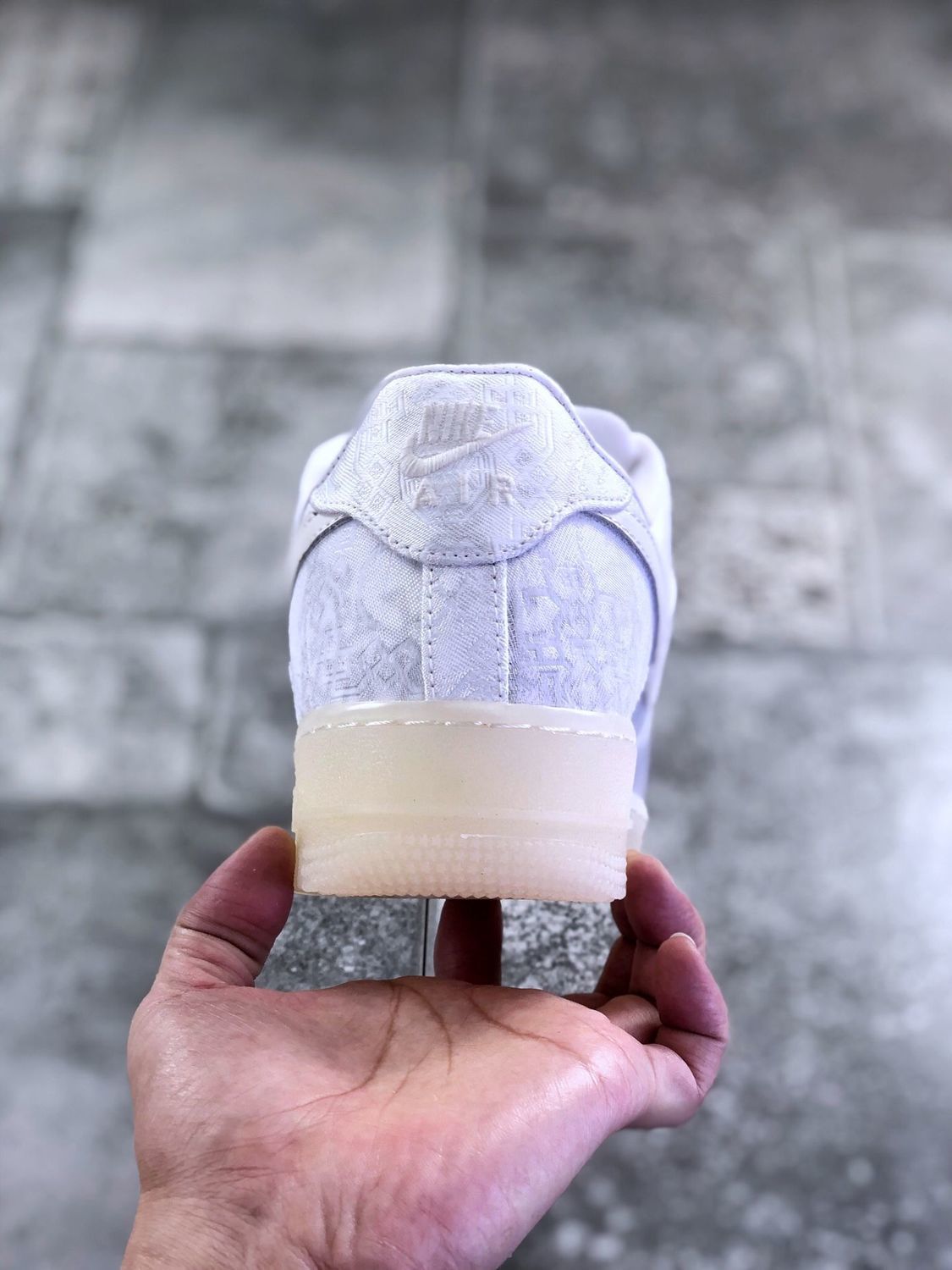 耐克男女af1陈冠希同款白丝绸低帮板鞋空军一号休闲运动鞋ao9286-100